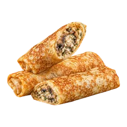 Блинчики с тыквой, яблоком и корицей
