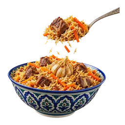 Плов с грибами