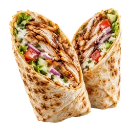 Черный ролл с куриными стрипсами