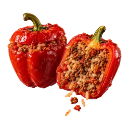 Кальмар фаршированный рисом и грибами в соусе Том-Ям